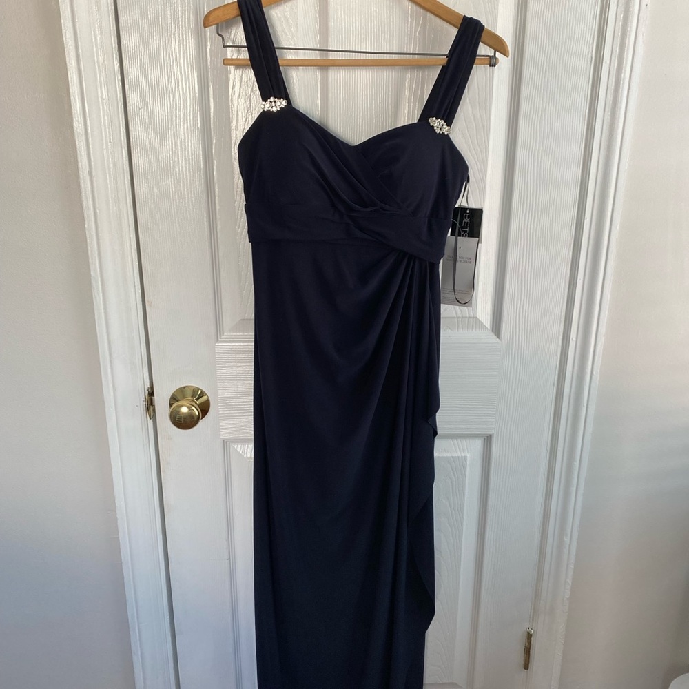 Navy Blue Prom Dress